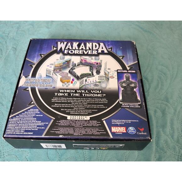 Marvel Wakanda Forever Black Panther Dice Rolling Family Board Game - Picture 2 of 7